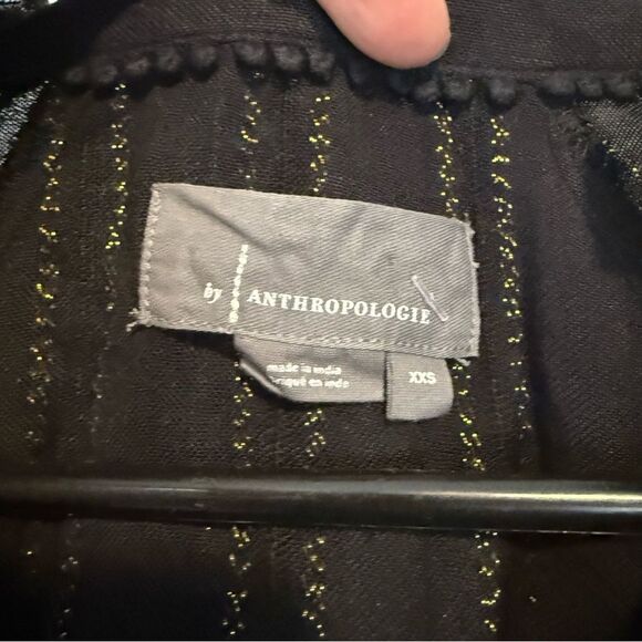 Anthropologie Quinn Sequin Embellished Tiered Tunic Top - Picture 6 of 7